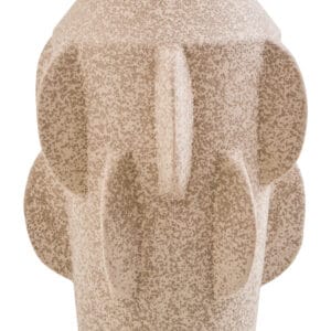 Sidra Large Cream Textured Vase