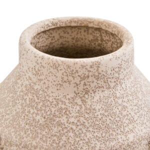 Sidra Large Cream Textured Vase