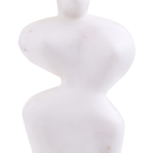 Savio White Marble Abstract Sculpture