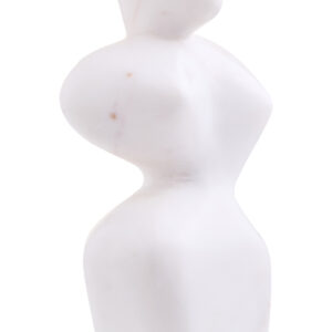 Savio White Marble Abstract Sculpture