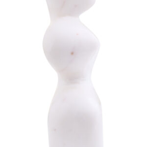 Savio White Marble Abstract Sculpture