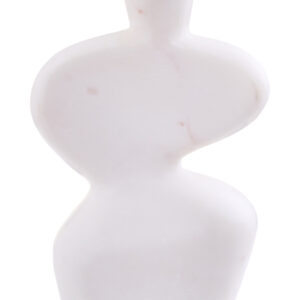Savio White Marble Abstract Sculpture