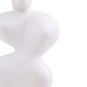 Savio White Marble Abstract Sculpture