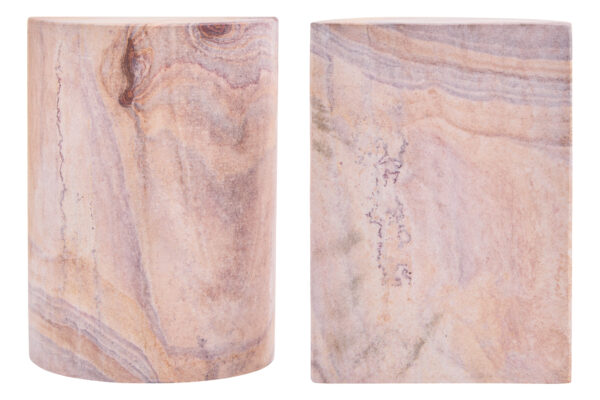 Pietra Set of Two Rainbow Sandstone Bookends