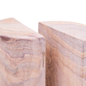Pietra Set of Two Rainbow Sandstone Bookends