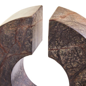 Fazio Forest Green Marble Sculpture