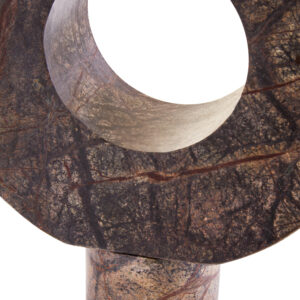 Fazio Forest Green Marble Sculpture