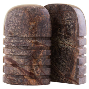 Fazio Set of Two Forest Green Marble Bookends