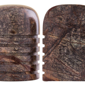 Fazio Set of Two Forest Green Marble Bookends