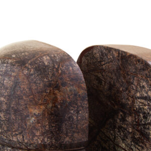 Fazio Set of Two Forest Green Marble Bookends