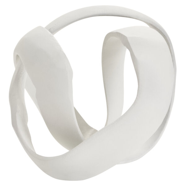 Prato Ivory Finish Knot Sculpture