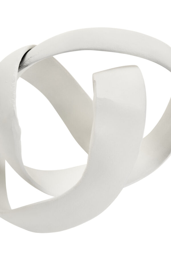 Prato Ivory Finish Knot Sculpture