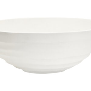 Mira Ivory Finish Rippled Bowl