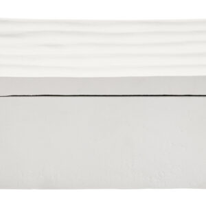 Mira Small Ivory Finish Rippled Box