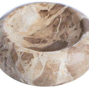 Santino Chocolate Marble Trinket Bowl