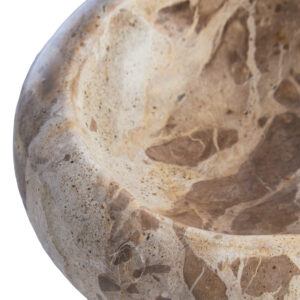 Santino Chocolate Marble Trinket Bowl