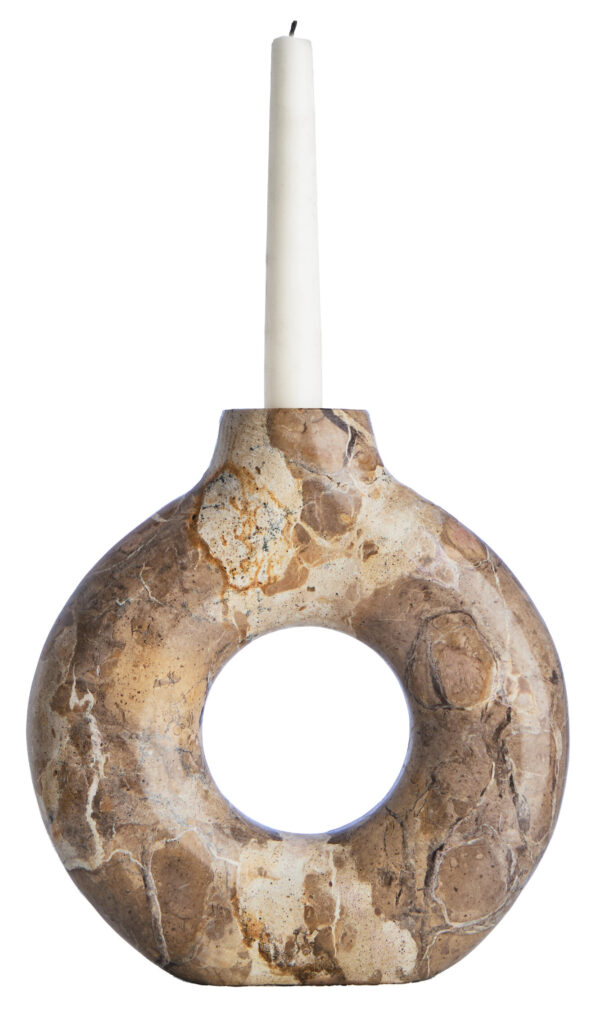 Santino Chocolate Marble Vase