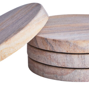 Pietra Set of Four Rainbow Sandstone Coasters