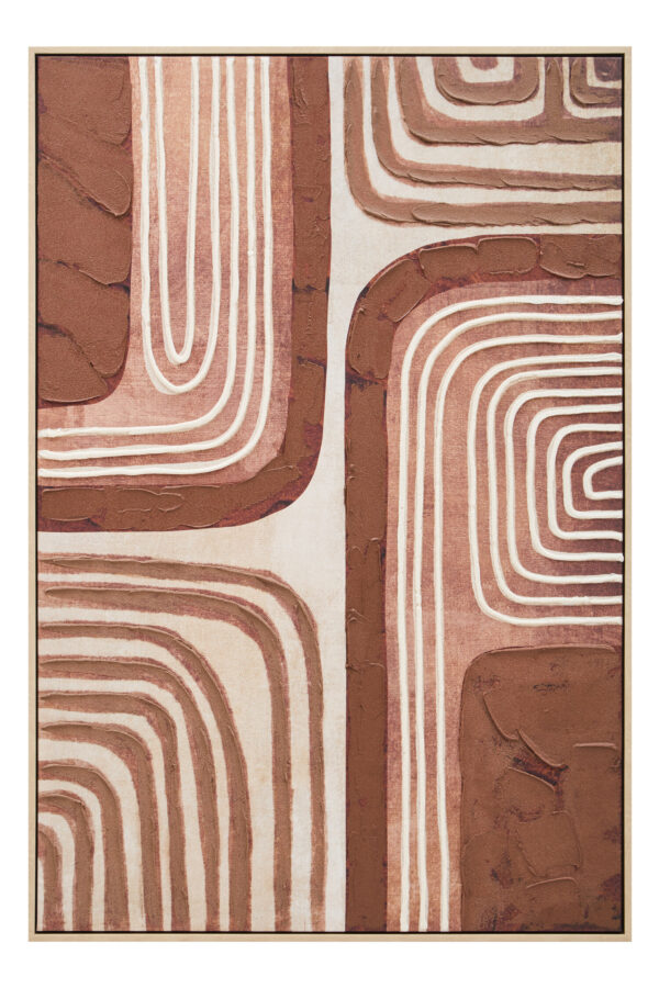 Astratto Textured Wall Art in Earthy Tones
