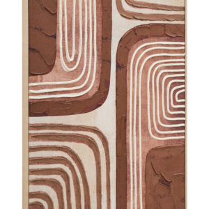 Astratto Textured Wall Art in Earthy Tones