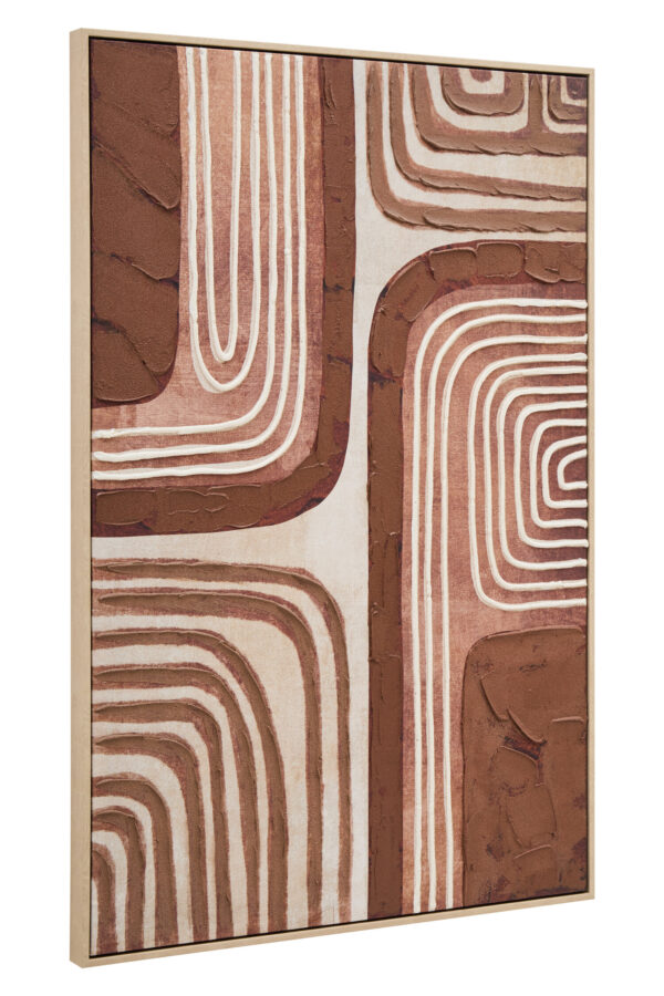 Astratto Textured Wall Art in Earthy Tones
