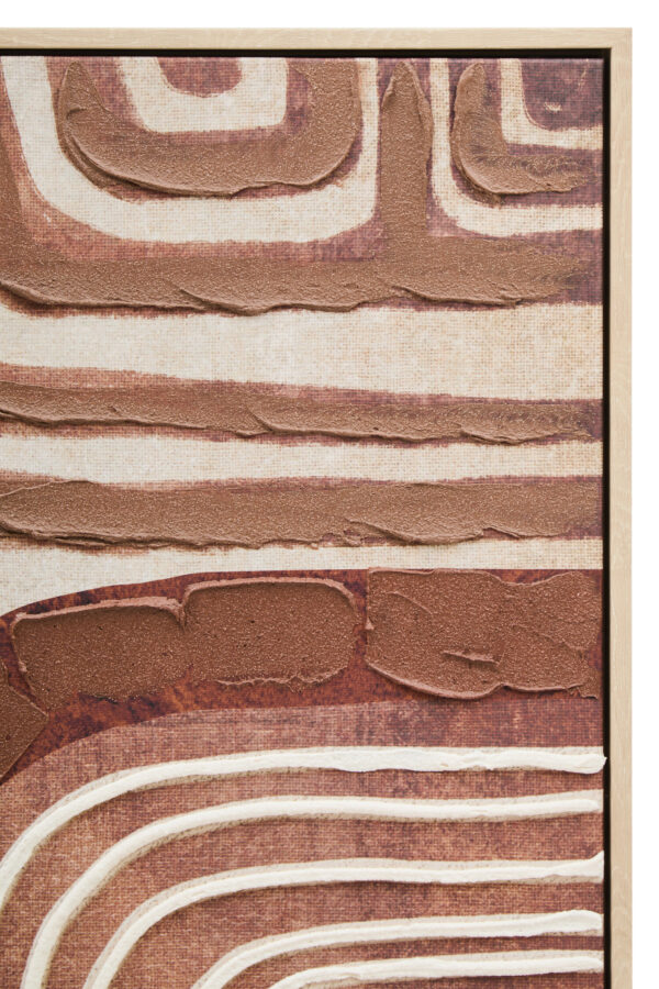 Astratto Textured Wall Art in Earthy Tones