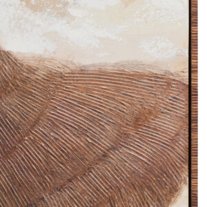 Astratto Textured Wall Art with Lady In The Straw Hat