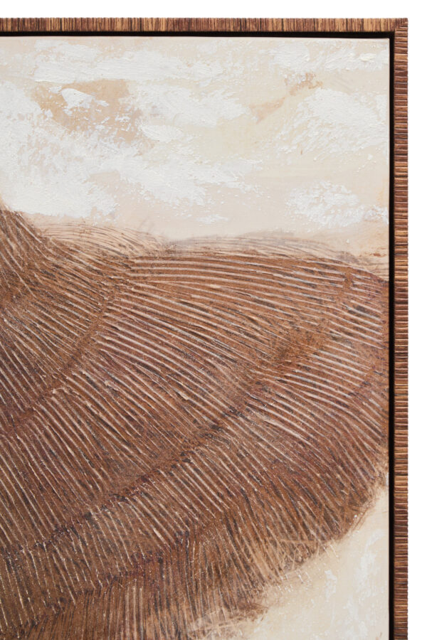 Astratto Textured Wall Art with Lady In The Straw Hat