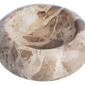 Santino Chocolate Marble Trinket Bowl