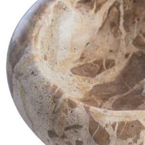Santino Chocolate Marble Trinket Bowl