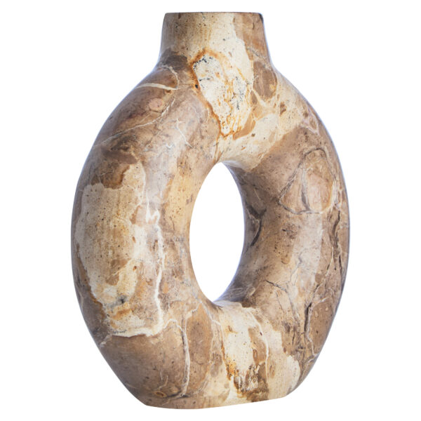 Santino Chocolate Marble Vase