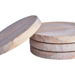 Pietra Set of Four Rainbow Sandstone Coasters