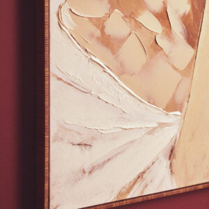 Astratto Textured Wall Art with Lady In The Straw Hat