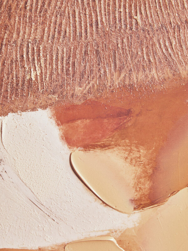 Astratto Textured Wall Art with Lady In The Straw Hat