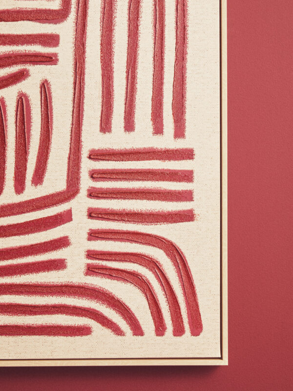 Astratto Textured Linear Abstract Wall Art