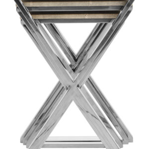 Cardona Nest of Three Shagreen Effect Tables