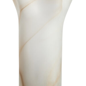 Galene Fluted Natural Glass Vase