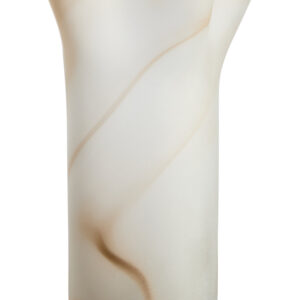 Galene Fluted Natural Glass Vase