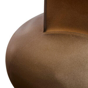 Gabi Small Opaque Brown Glass Vase