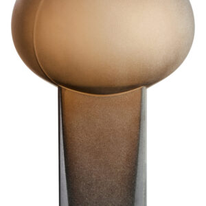 Gabi Large Opaque Brown Glass Vase