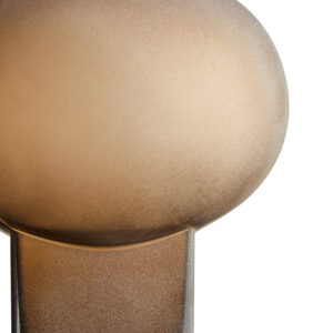 Gabi Large Opaque Brown Glass Vase