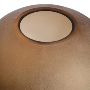 Gabi Large Opaque Brown Glass Vase