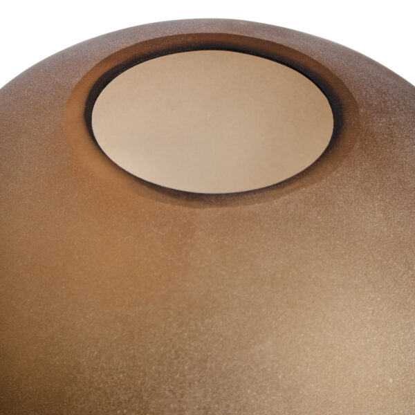 Gabi Large Opaque Brown Glass Vase