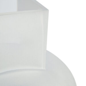 Gabi Small Opaque White Glass Vase