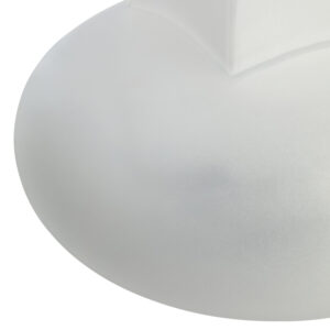 Gabi Small Opaque White Glass Vase