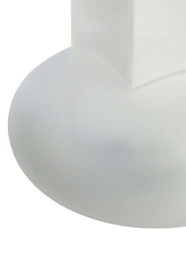 Gabi Small Opaque White Glass Vase