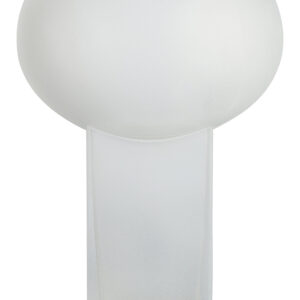Gabi Large Opaque White Glass Vase