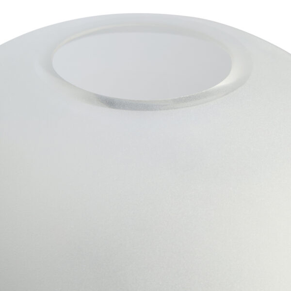 Gabi Large Opaque White Glass Vase