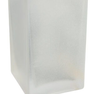 Gabi Large Opaque White Glass Vase