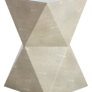 Cardona Grey Shagreen Effect Side Table
